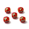 Rack Plating Alloy Enamel European Beads ENAM-M048-25MG-B-4