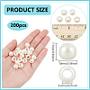 ABS Plastic Imitation Pearl European Beads SACR-NB0001-18A-2