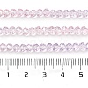 Transparent Painted Glass Beads Strands X1-DGLA-A034-T3mm-A05-3