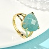 Brass Cuff Open Rings RJEW-D347-01G-10-2