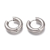 Tarnish Resistant 201 Stainless Steel Huggie Hoop Earrings EJEW-L256-05I-P-1