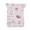 Burlap Kitten Packing Pouches LS-ABAG-I001-10x14-03-1