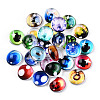 Flatback Glass Cabochons GGLA-N005-04-2