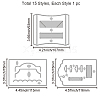 Display Card Carbon Steel Cutting Dies Stencils DIY-WH0309-1959-6