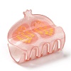 Grapefruit Pattern Acrylic Claw Hair Clips PHAR-G004-02-2