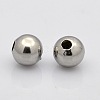 Tarnish Resistant 304 Stainless Steel Round Beads STAS-N020-16-8mm-1