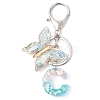 Butterfly Shape Resin & Acrylic Keychain KEYC-JKC01067-03-1