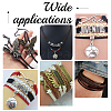 Flat PU Leather Braided Cord OCOR-WH0086-87B-01-6