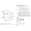 DIY Cartoon Animal Embroidery Sets DIY-G037-02B-6