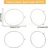 100Pcs 2 Colors 316 Surgical Stainless Steel Wine Glass Charms Rings STAS-UN0028-95B-5