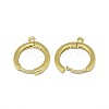 Alloy Huggie Hoop Earring Findings X-PALLOY-F249-19G-2