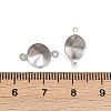 304 Stainless Steel Connector Charms STAS-B108-02P-01-4