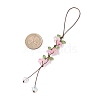 4Pcs 4 Colors Handmade Lampwork Hanging Ornaments HJEW-TA00384-3