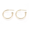 Brass Stud Earrings EJEW-L245-001LG-1