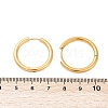 Ion Plating(IP) 304 Stainless Steel Huggie Hoop Earrings EJEW-O087-07B-5