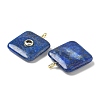 Dyed Natural Lapis Lazuli Pendants G-H318-02G-04-2