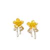 Alloy Flower Stud Earrings for Women WG441DE-01-5