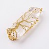 Natural Quartz Crystal Big Pendants G-L480-06-2