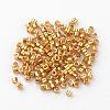 Plated Glass Bugle Beads SEED-R043-09-3