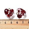 Transparent Resin Enamel Pendants RESI-D076-01B-3