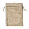 12Pcs 4 Styles Valentine's Day Printed Rectangle Burlap Cloth Packing Pouches ABAG-U006-02D-3