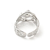 Brass Open Cuff Ring Settings LS-KK-G518-08P-01-3