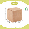 Square Folding Kraft Paper Jewelry Boxes CON-WH0089-47A-2