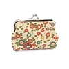 Flower Printed Cloth Kiss Lock Wallets PW-WGD3089-02-1