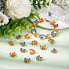 DICOSMETIC 24Pcs 4 Style Alloy Enamel Beads ENAM-DC0001-09-3