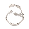 Alloy Open Cuff Rings for Women RJEW-M018-02P-02-3