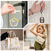 10Pcs 5 Colors Alloy Rhinestone Crown Beads FIND-PA0001-33-6