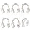 6Pcs 925 Sterling Silver Wire Guardian STER-TA0001-46S-1