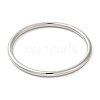 Non-Tarnish 304 Stainless Steel Simple Roung Ring Bangles for Women BJEW-F461-01E-P-2