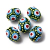Glass Enamel Beads GLAA-C038-01F-1