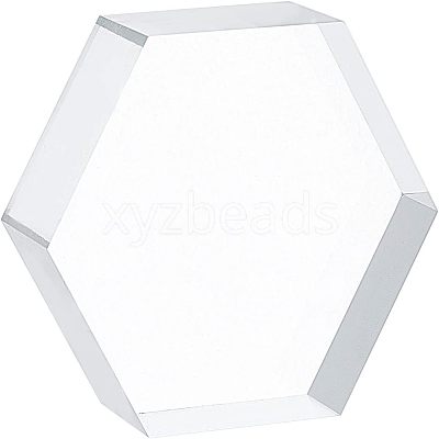 Polygon Acrylic Display Base DIY-WH0302-41-1