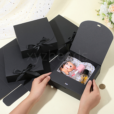Folding Paper Gift Boxes with Ribbon CON-WH20001-11B-02-1