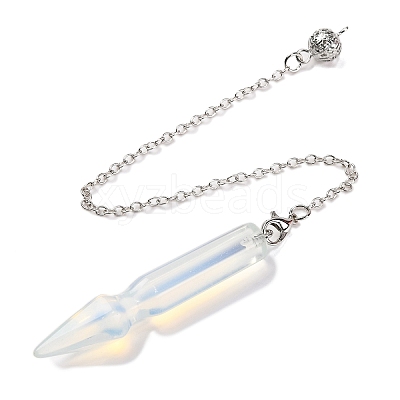 Opalite Pointed Dowsing Pendulums G-Q184-04F-P-1