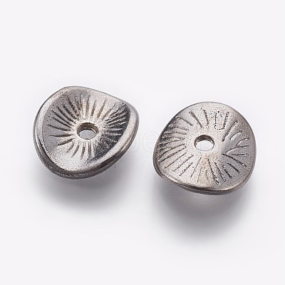 Tibetan Style Wavy Spacer Beads LS-TIBEP-A11067-B-LF-1