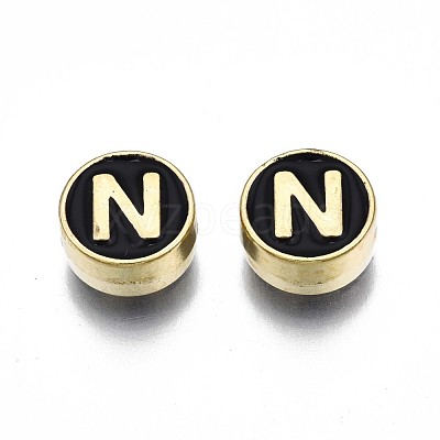 Alloy Enamel Beads ENAM-N052-006-02N-RS-1