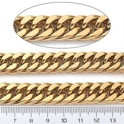 Ion Plating(IP) 304 Stainless Steel Cuban Link Chains CHS-E030-04B-G-1