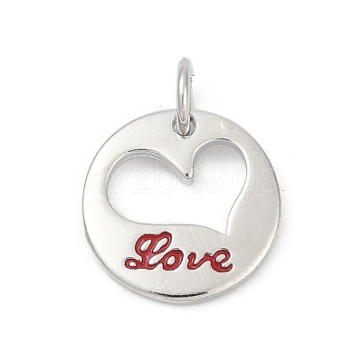Brass Enamel Charms KK-U062-30P-02-1
