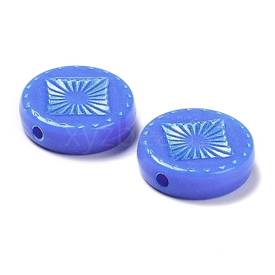 Opaque Acrylic Beads OACR-G016-07I-1