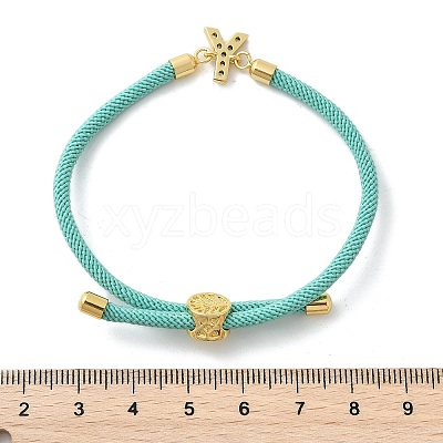 Adjustable Nylon Cord Bracelets BJEW-C096-01G-25-1