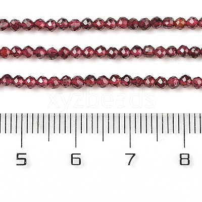 Natural Garnet Beads Strands G-F619-17A-2mm-1