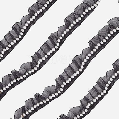 Polyester Lace Trim OCOR-WH0075-17B-1