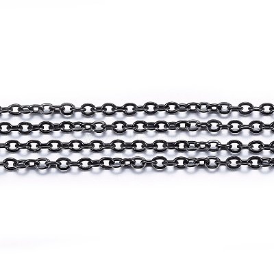 Handmade 304 Stainless Steel Cable Chains STAS-P213-01B-01-1