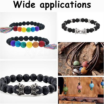 Natural Lava Rock Beads G-NB0001-02-1