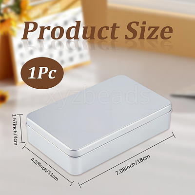 Tinplate Storage Boxs with Lids CON-WH20001-25A-1