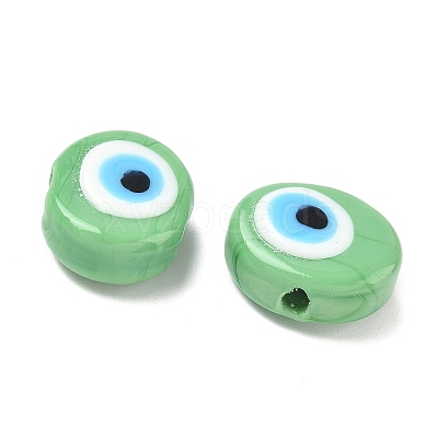 Handmade Evil Eye Lampwork Beads LAMP-G168-02B-1