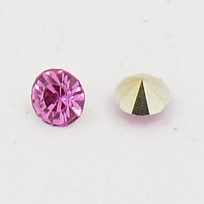 Grade AAA Pointed Back Resin Rhinestones CRES-R120-3.0mm-24-1